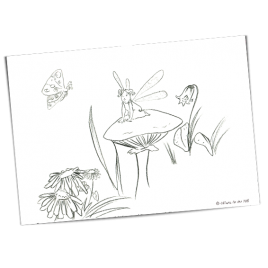 Coloriage Fée